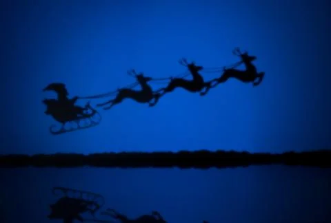 Santas sledge Stock Photos