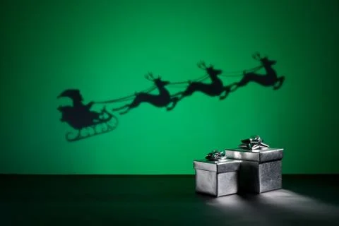 Santas sledge Stock Photos