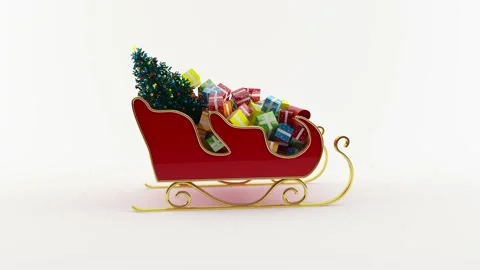 Santa's Sleigh Stock-Footage 132269898