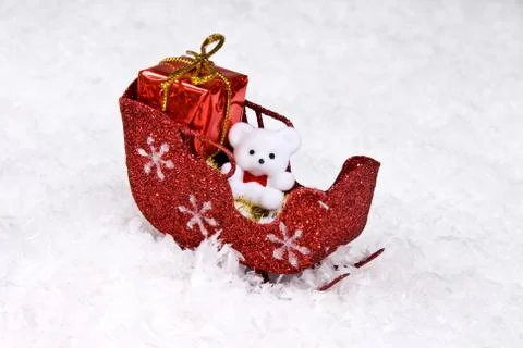 Santa's sleigh Stock Photos