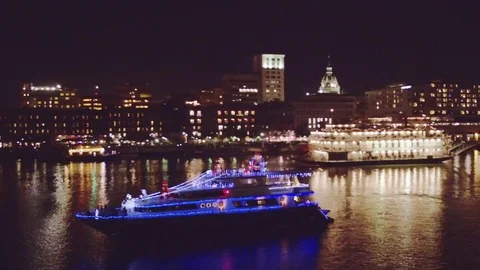 Santa's Yacht 스톡 동영상 82885250