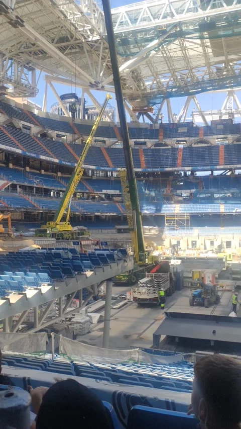 Santiago Bernabeu. Interior of the Santi... | Stock Video | Pond5