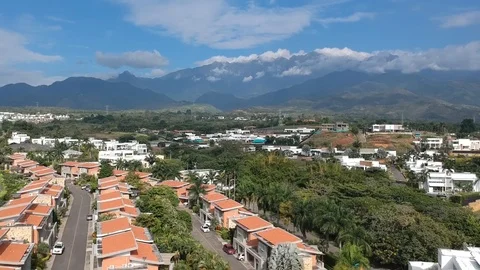 Santiago de Cali, Colombia from Above. Stock Footage