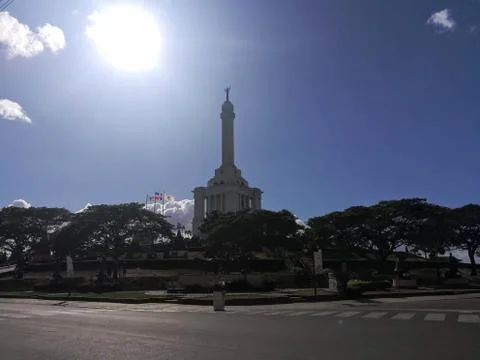 Santiago Monument in Sunshine day Stock Photos
