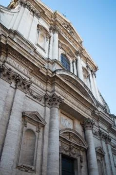 Sant'Ignazio di Loyola church Stock Photos