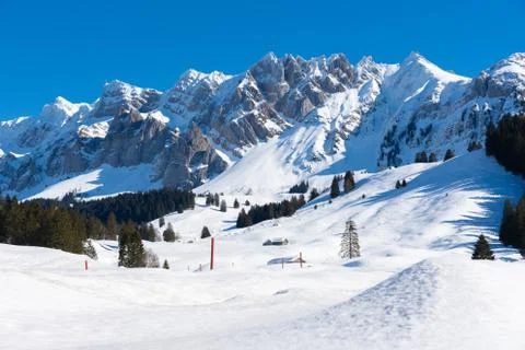 The Säntis mountain Stock Photos