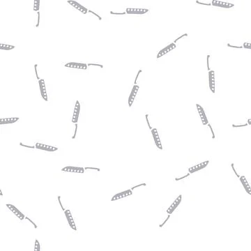Santoku knife glyph vector seamless pattern Stock Illustration