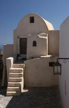 Santorini architecture Stock Photos