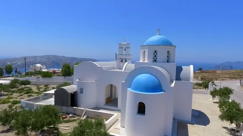 Santorini Church Видео 80887900