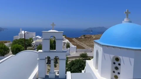 Santorini Church Видео 80887901