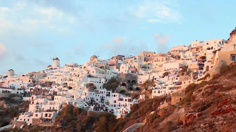 Santorini - day to evening timelapse. 動画素材 34248218