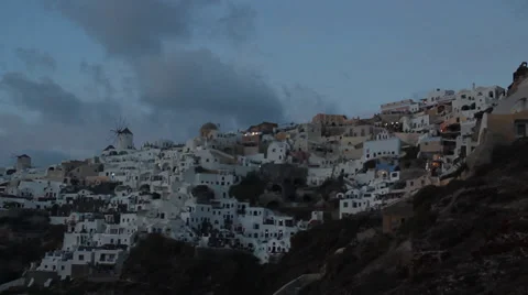 Santorini at evening - Greece. 動画素材 34249506