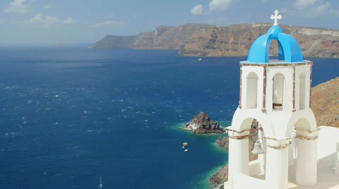 Santorini, Greece Stockbeeldmateriaal 760744