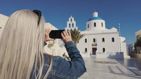 Santorini, Greece 스톡 동영상 323219629