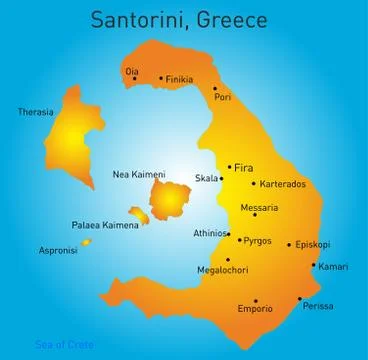 Santorini , greece Illustrazione stock