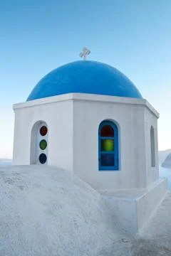 Santorini in Greece Stock Photos