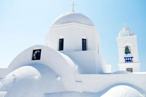 Santorini in Greece Stock Photos