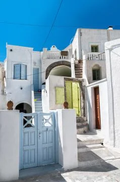 Santorini in Greece Stock Photos