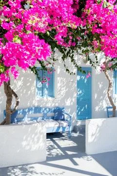 Santorini in Greece Stock Photos