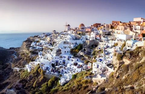 Santorini in Greece Stock Photos