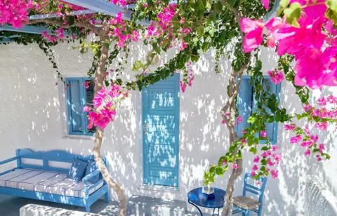 Santorini in Greece Stock Photos