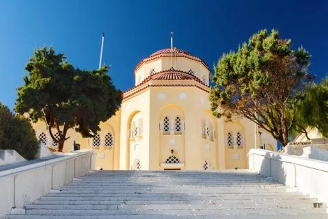 Santorini in Greece Stock Photos