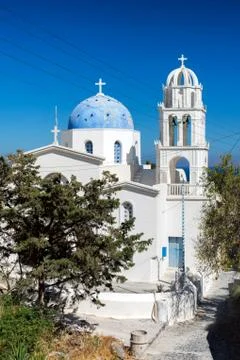 Santorini in Greece Stock Photos