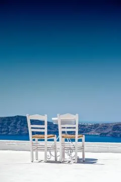 Santorini in Greece Stock Photos