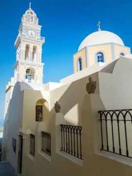 Santorini in Greece Stock Photos