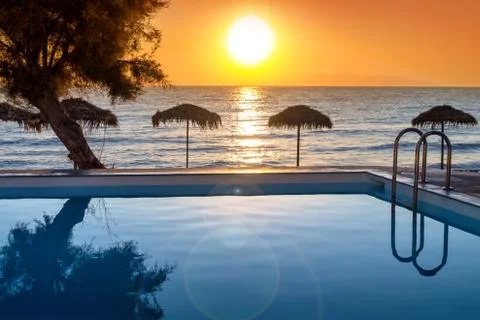 Santorini in Greece Stock Photos