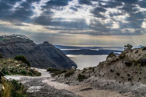 Santorini, Greece 스톡 사진