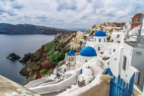 Santorini, Greece 스톡 사진