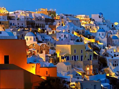 SANTORINI GREECE Stock Photos
