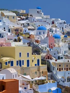 SANTORINI GREECE Foto stock