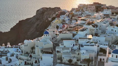 Santorini Island, Greece 4K+ Stock Footage 256829068