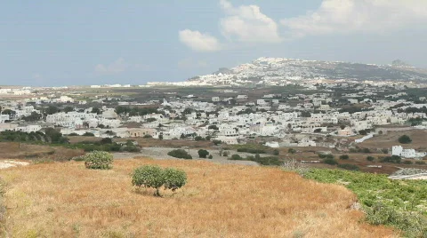Santorini Landscape Stockbeeldmateriaal 768658