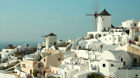 Santorini Oia Stock Footage 32411164