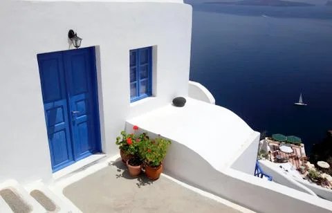 Santorini Foto stock