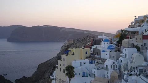 Santorini at Sunset Stock Footage 265500457
