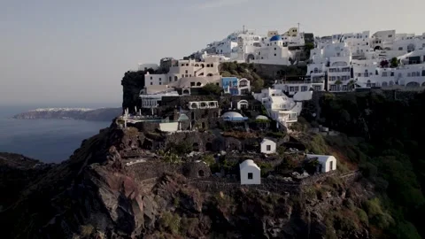 Santorini at Sunset Stock Footage 330075009