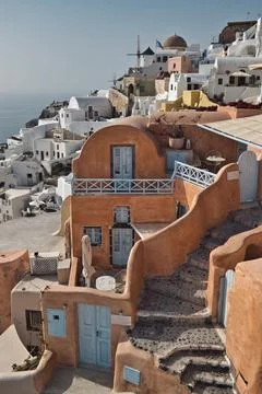 Santorini View 2 Stock Photos