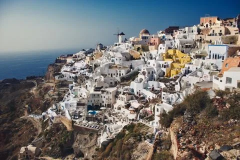 Santorini View Stock Photos