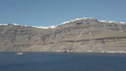 Santorini View from Sea. Video stock 164150865