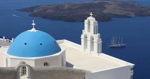 Santorini,oia,Greece Stock Footage 93386982