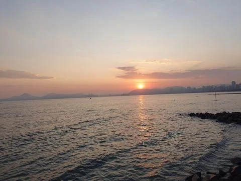 Santos Sunset Stock Photos