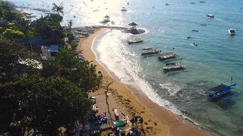 Sanur Beach Stock Footage 83914091