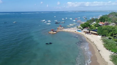 Sanur Beach Stock Footage 83921292