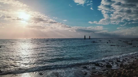 Sanur Beach Stock Footage 340253965