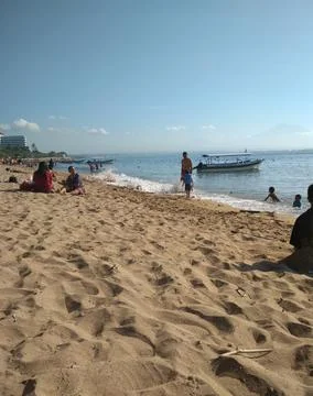 Sanur beach Stock Photos