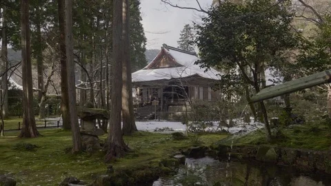 Sanzenin temple. Stock Footage 84498646